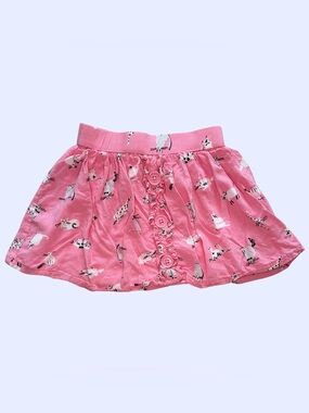 kate spade Pink Cat Print Girls' Skirt